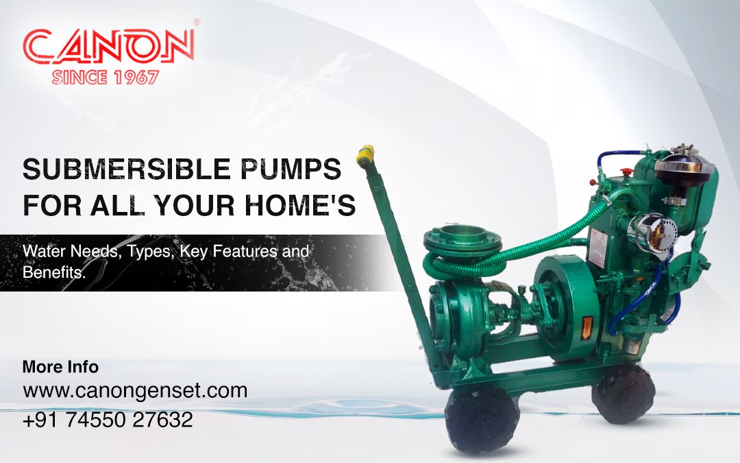 Submersible Pumps for All Your Home’s Water Needs, Types, Key Features and Benefits.