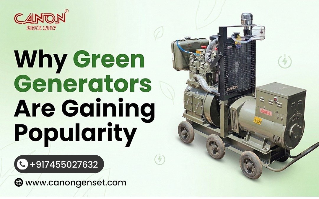 Why Green Generators Are Becoming So Popular